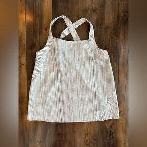 Athleta Crossback Striped Tank Top Medium | Travel, Layering, Athleisure